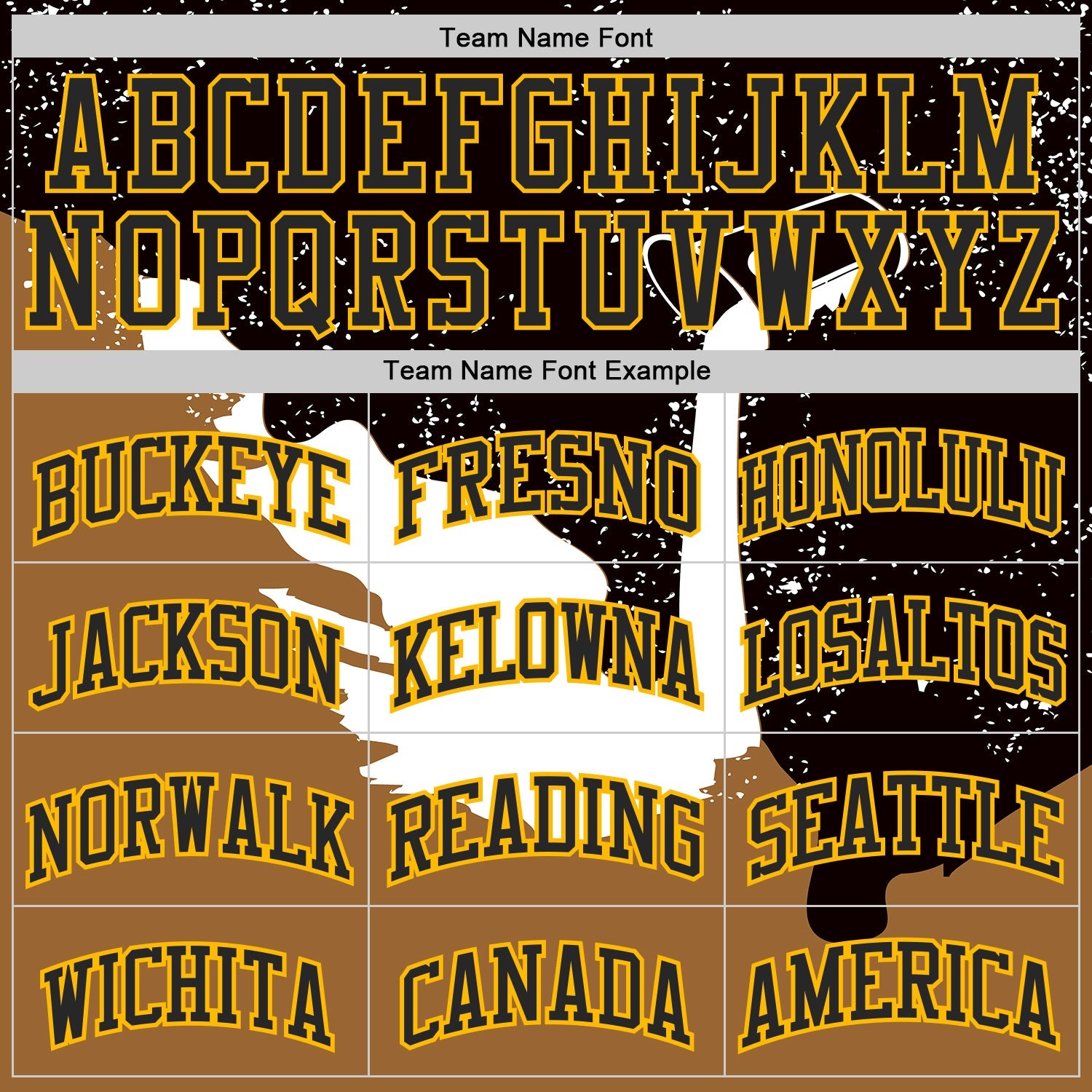 Custom White Black Brown-Gold Brush Stroke Paint Splash Round Neck Sublimation Basketball Uniform Jersey view 3