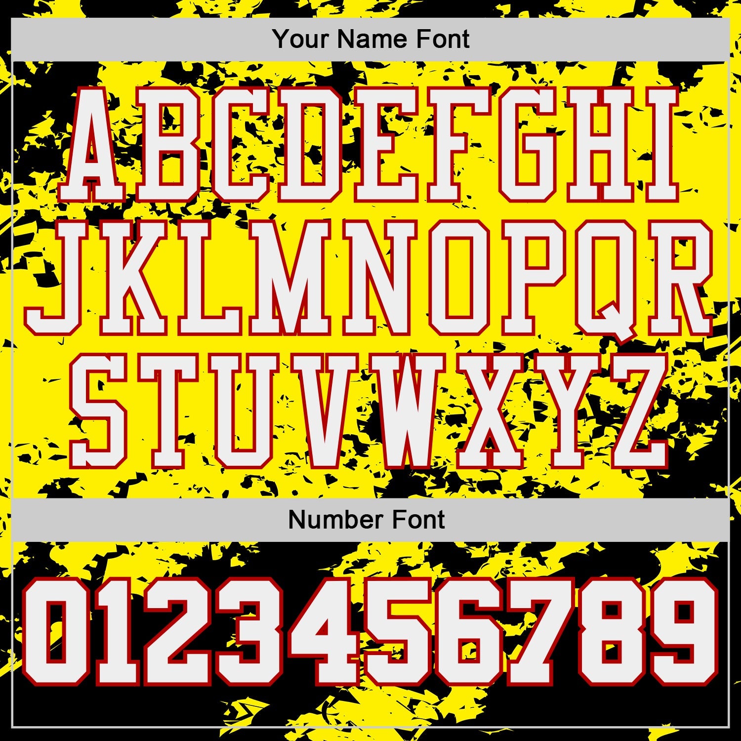 Custom Light Yellow White Black-Red Paint Splatter Round Neck Sublimation Basketball Uniform Jersey view 4