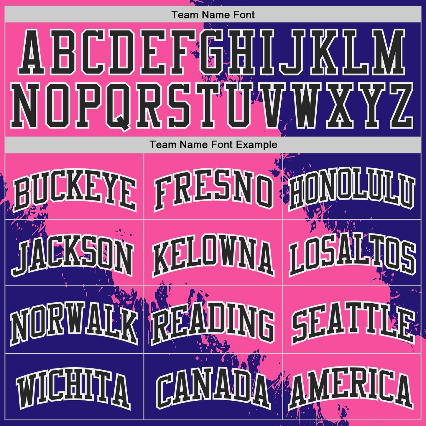 Custom Pink Black Dark Purple-White Paint Splatter Round Neck Sublimation Basketball Uniform Jersey view 3