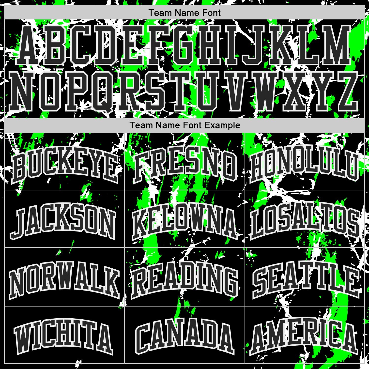 Custom Black Green-White Brush Stroke Paint Splash Round Neck Sublimation Basketball Uniform Jersey view 3