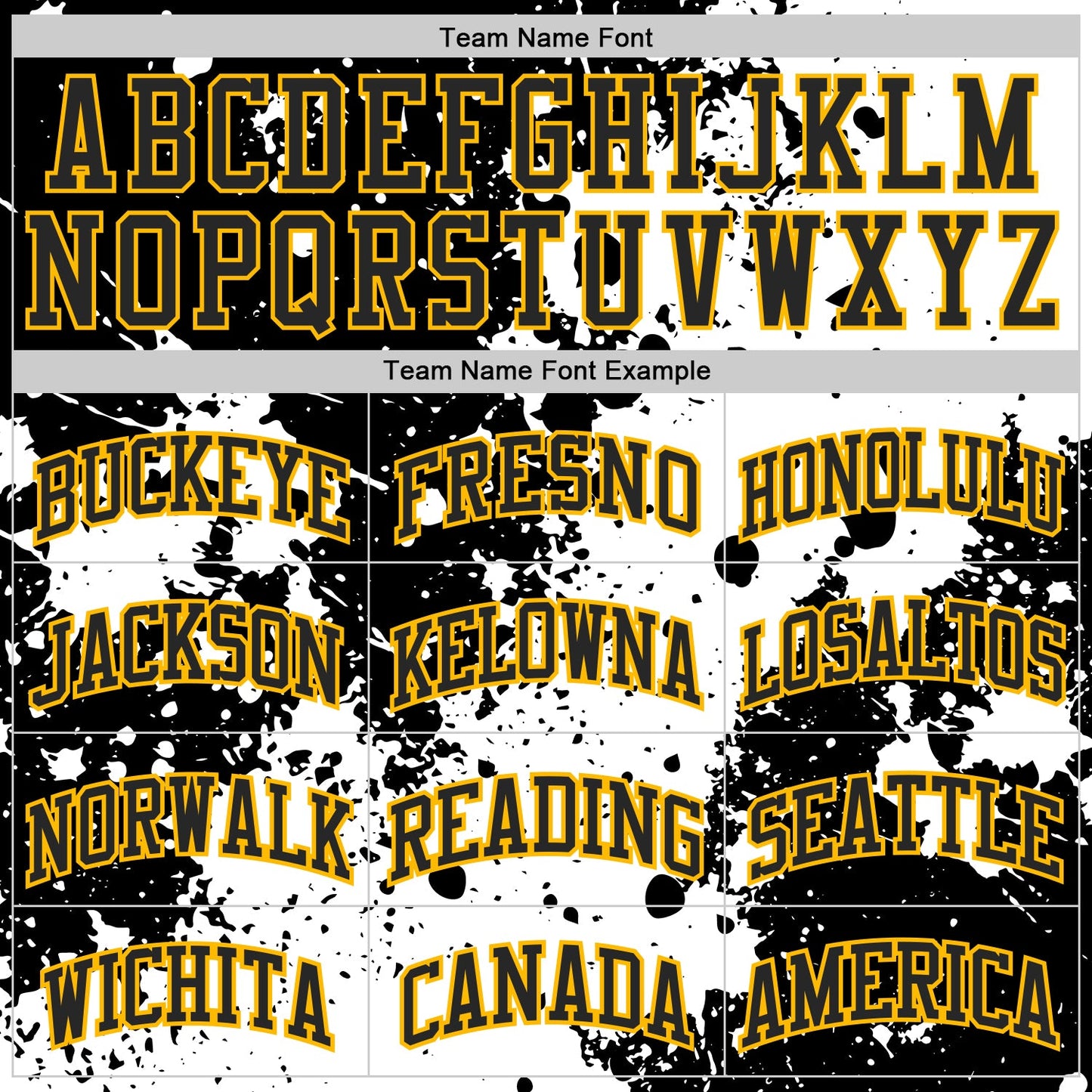 Custom White Black-Gold Paint Splatter Round Neck Sublimation Basketball Uniform Jersey view 3