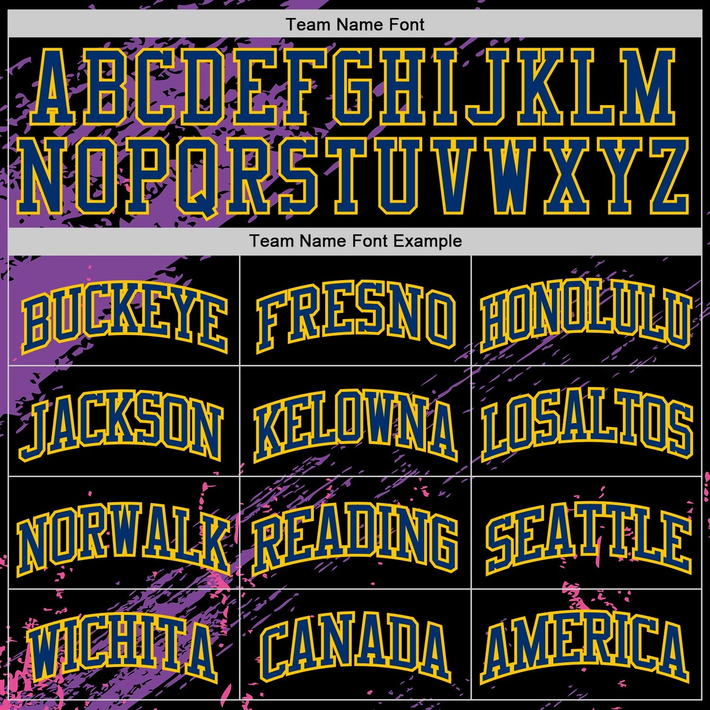 Custom Black US Navy Blue Purple Pink-Yellow Vintage Brush Stroke Round Neck Sublimation Basketball Uniform Jersey view 3