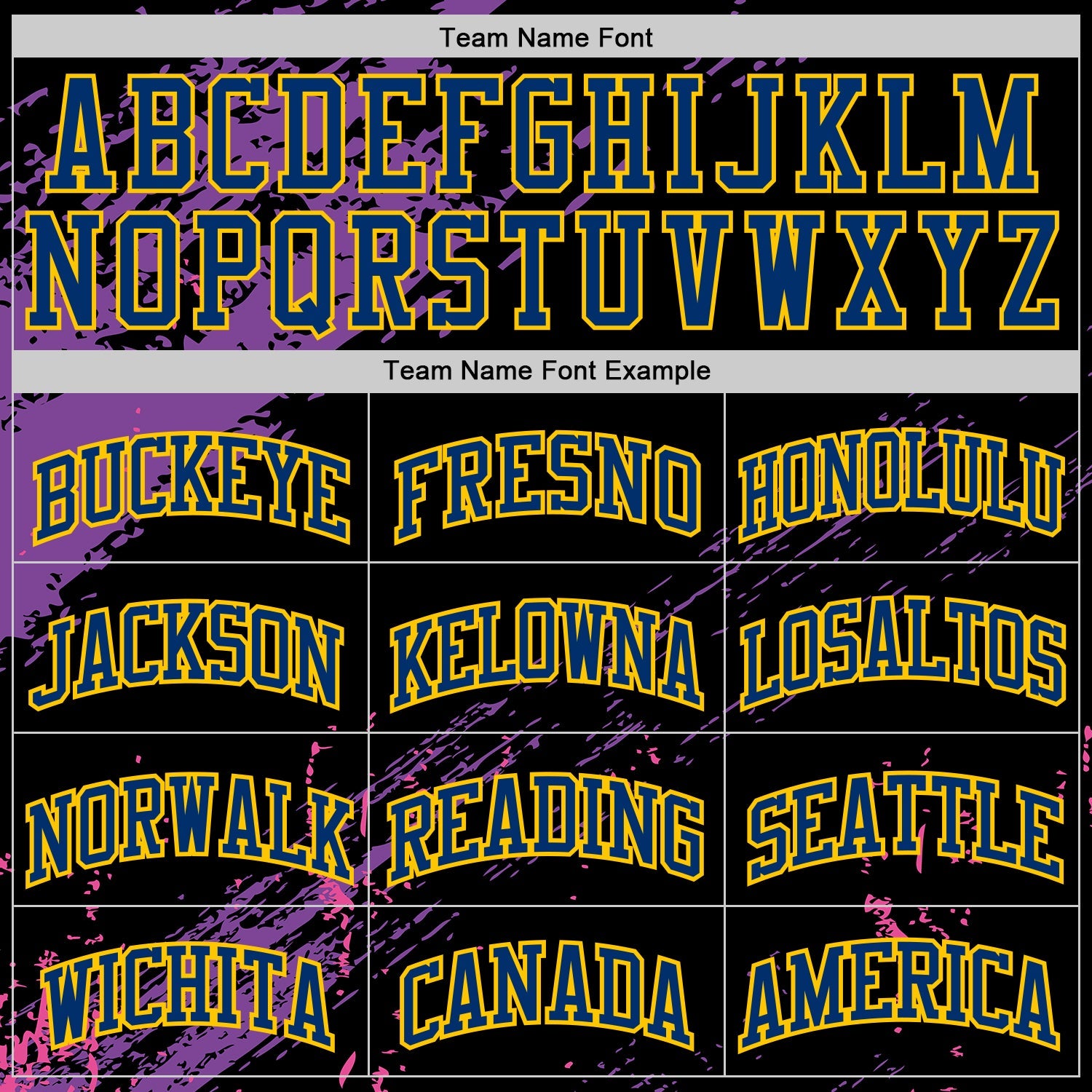 Custom Black US Navy Blue Purple Pink-Yellow Vintage Brush Stroke Round Neck Sublimation Basketball Uniform Jersey view 3