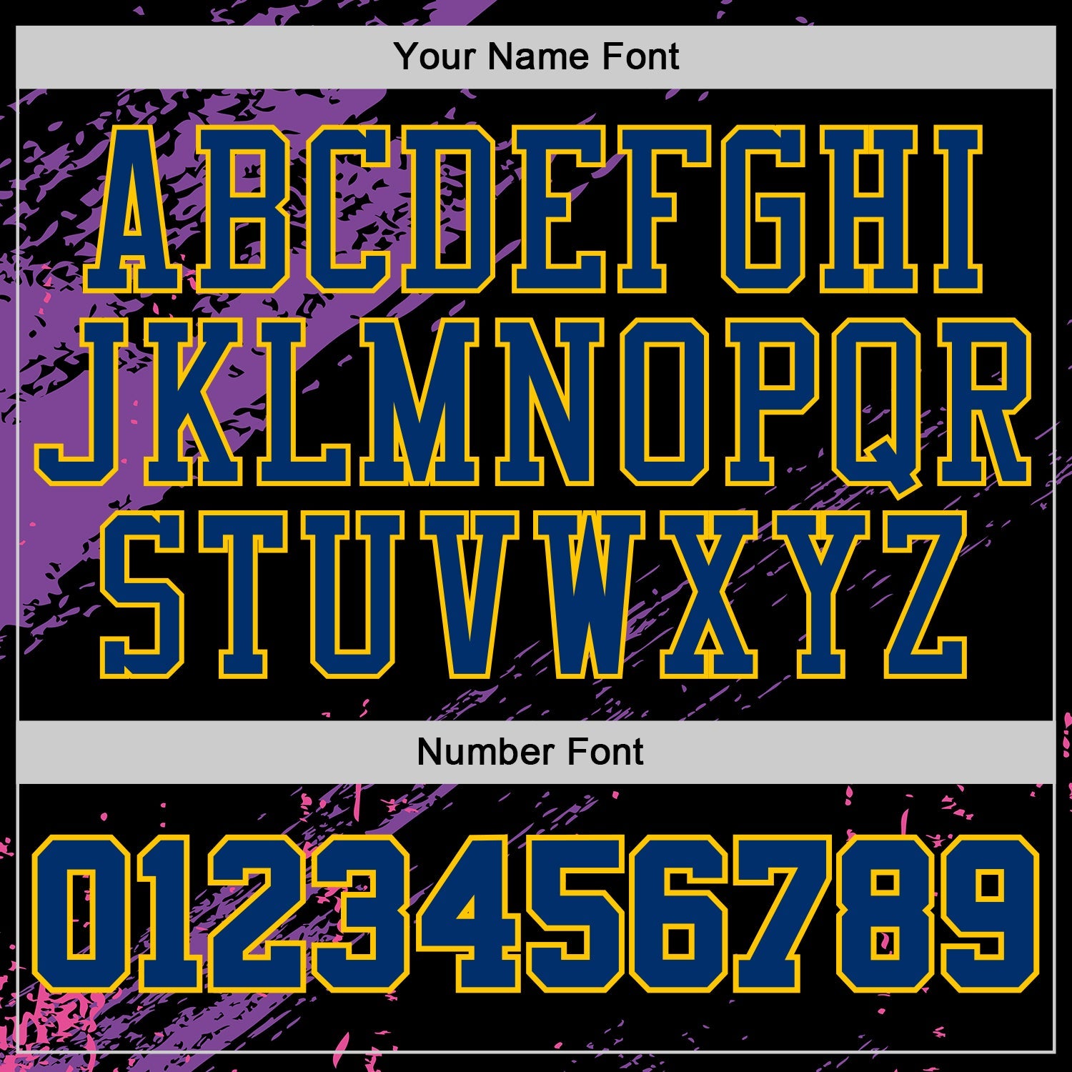 Custom Black US Navy Blue Purple Pink-Yellow Vintage Brush Stroke Round Neck Sublimation Basketball Uniform Jersey view 4