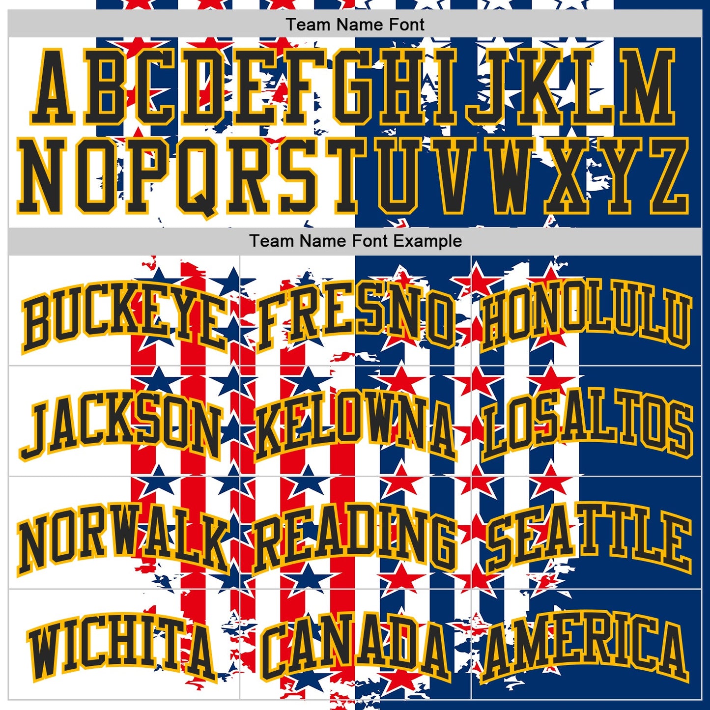 Custom White Black Blue Red-Gold Retro American Flag Round Neck Sublimation Basketball Uniform Jersey view 3