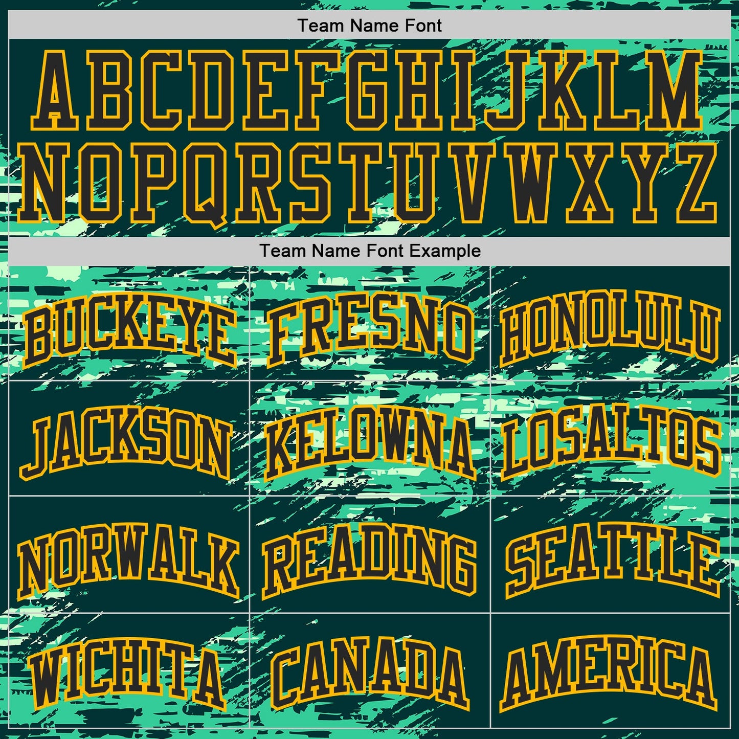 Custom Green Black-Gold Grunge Paint Splatter Brush Stroke Round Neck Sublimation Basketball Uniform Jersey view 3