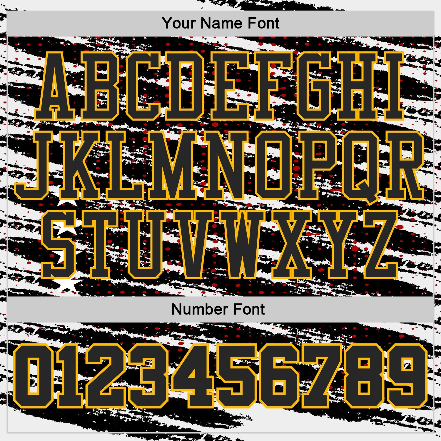 Custom White Black Red-Gold Vintage Brush Stroke Round Neck Sublimation Basketball Uniform Jersey view 4
