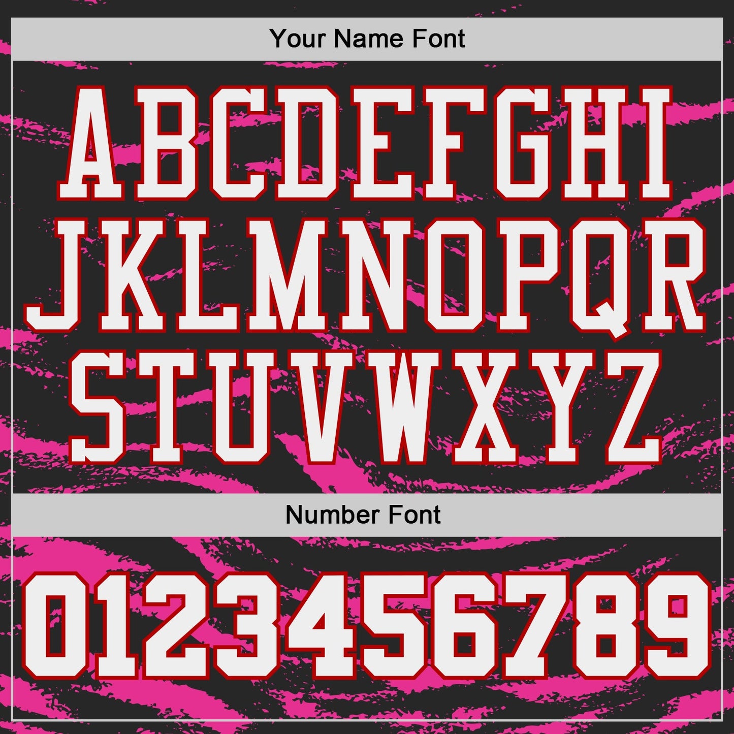 Custom Black White Pink-Red Vintage Brush Stroke Round Neck Sublimation Basketball Uniform Jersey view 4