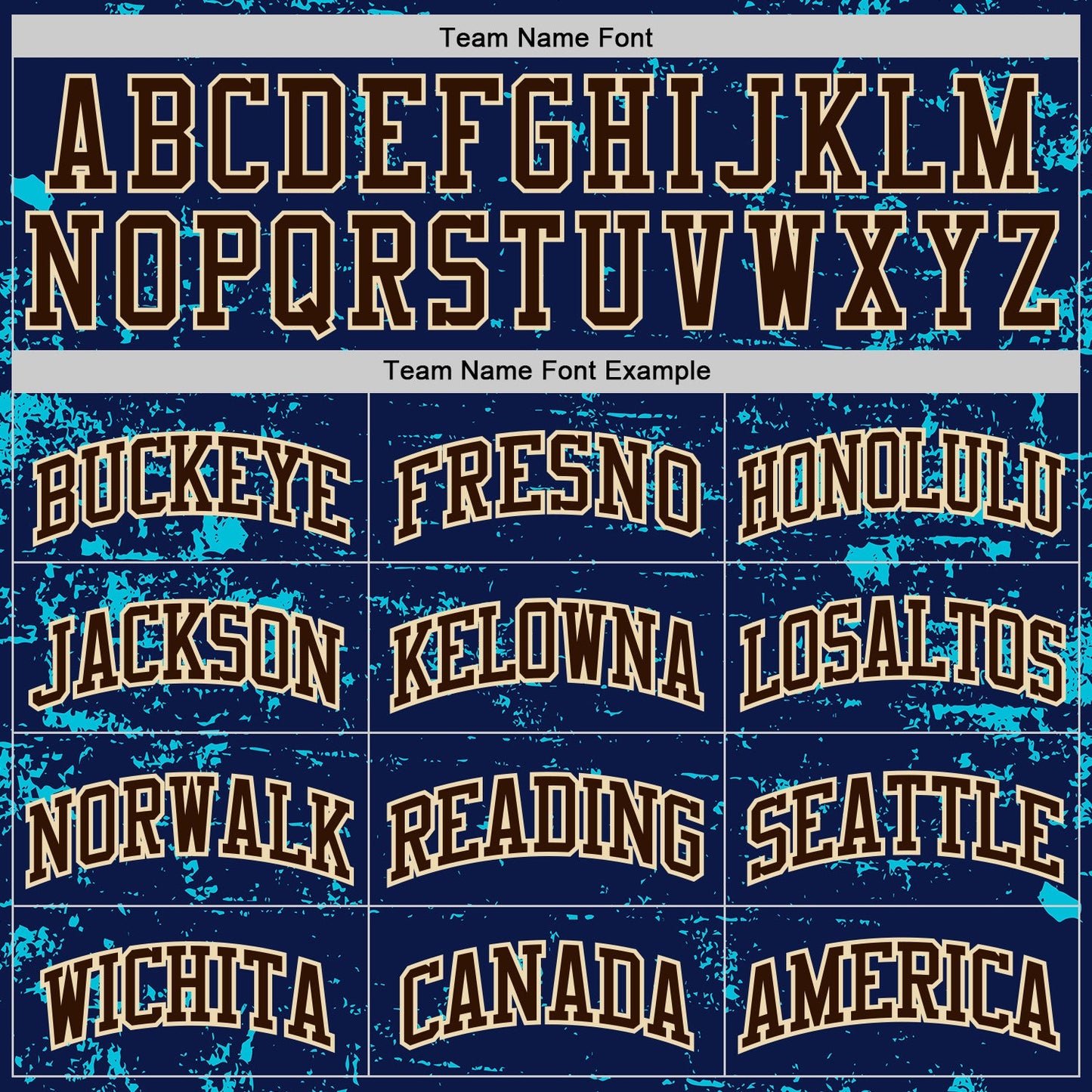 Custom Navy Brown Lakes Blue-Cream Vintage Paint Splatter Brush Stroke Round Neck Sublimation Basketball Uniform Jersey view 3