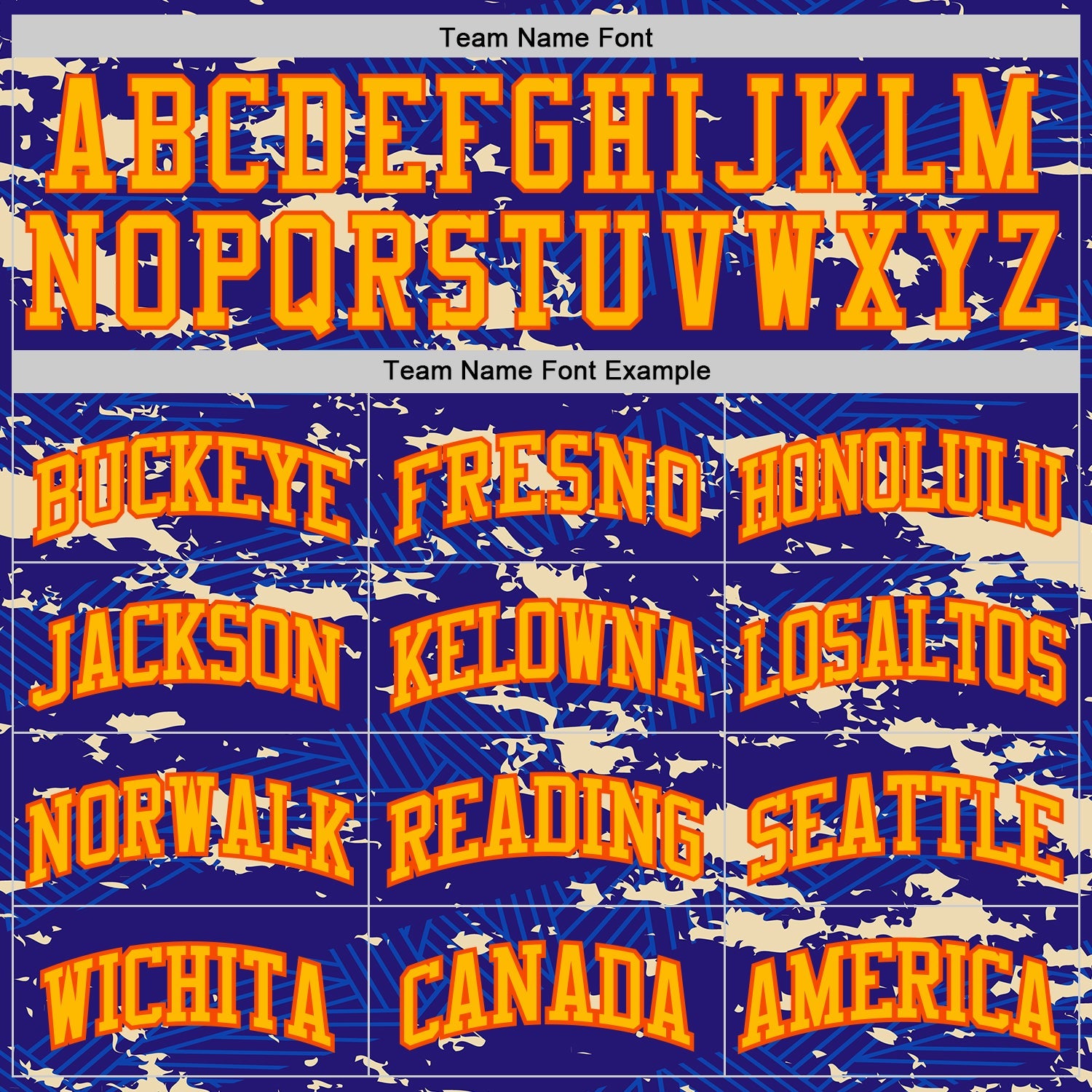 Custom Dark Purple Gold Blue Cream-Orange Vintage Geometric Fragment Round Neck Sublimation Basketball Uniform Jersey view 3