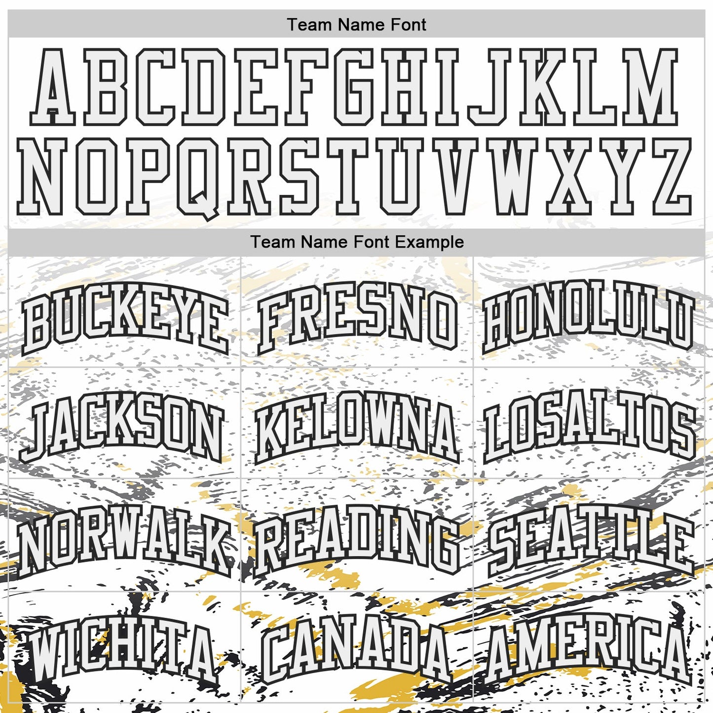 Custom White Yellow-Black Vintage Brush Stroke Round Neck Sublimation Basketball Uniform Jersey view 3