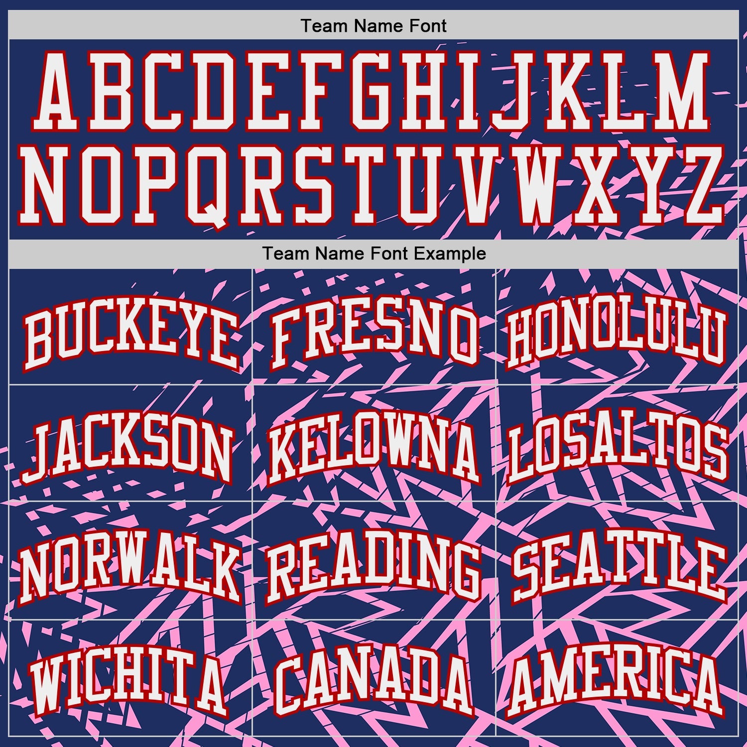 Custom Navy White Pink-Red Abstract Geometric Lines Round Neck Sublimation Basketball Uniform Jersey view 3