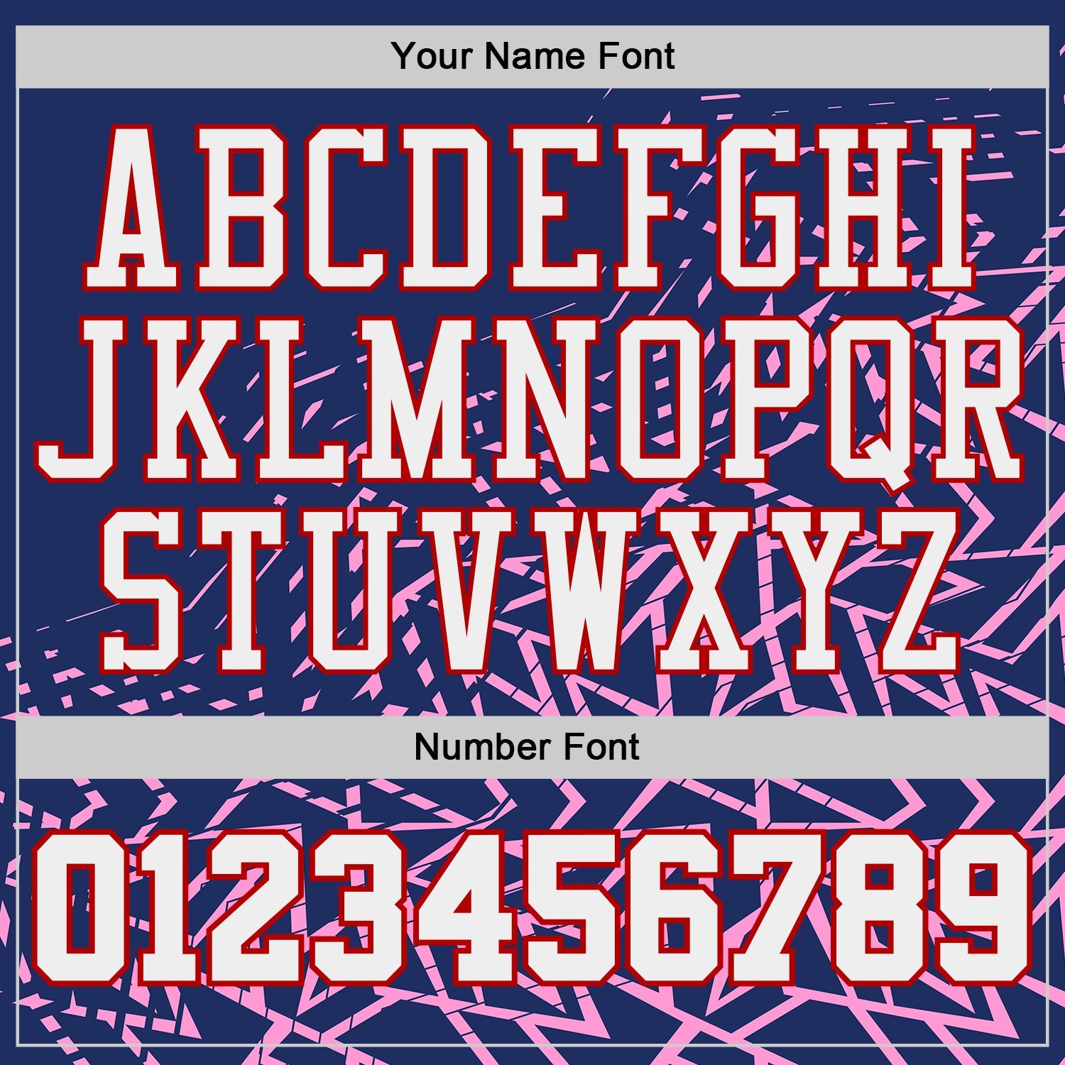 Custom Navy White Pink-Red Abstract Geometric Lines Round Neck Sublimation Basketball Uniform Jersey view 4