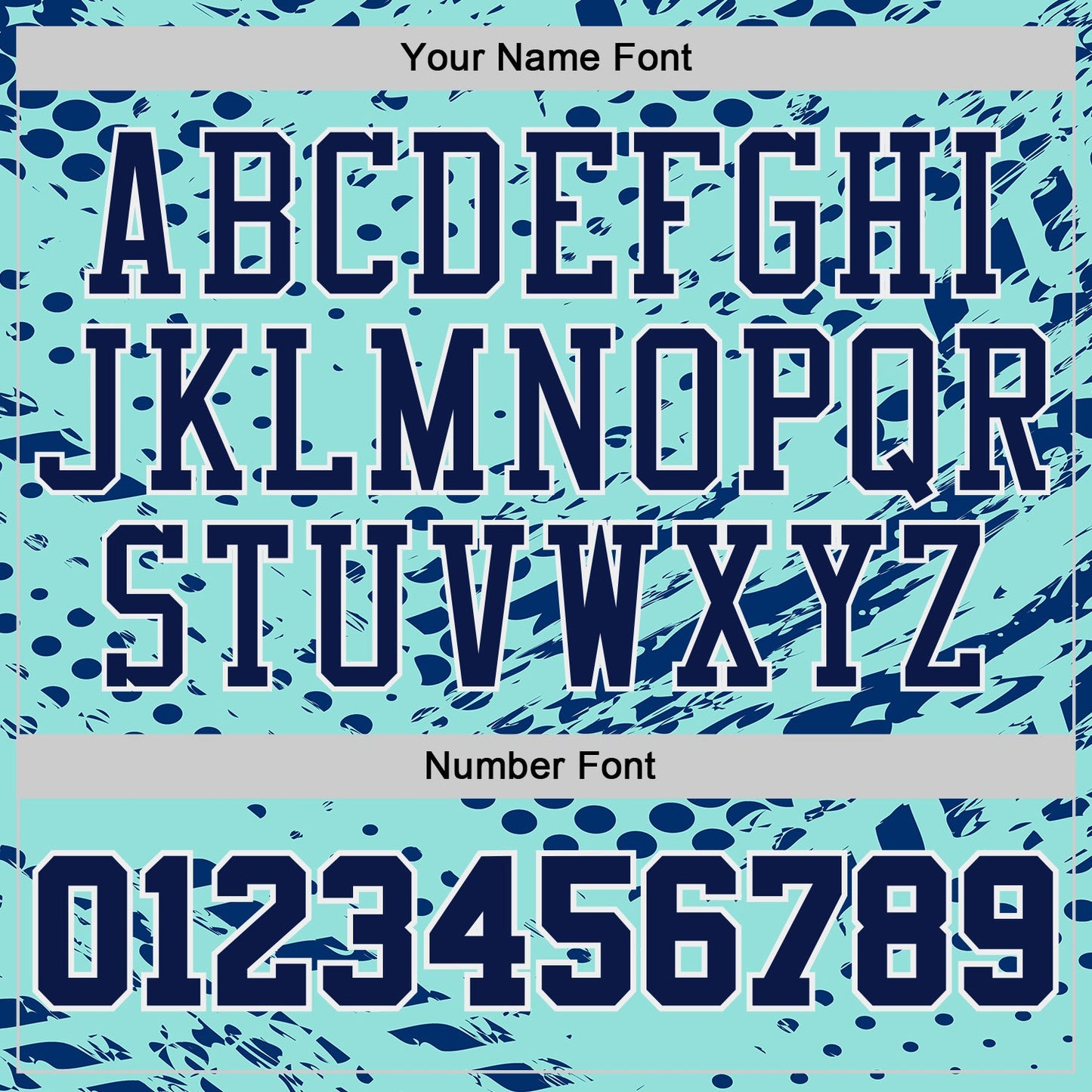 Custom Ice Blue Navy-White Grunge Paint Splatter Brush Stroke Round Neck Sublimation Basketball Uniform Jersey view 4