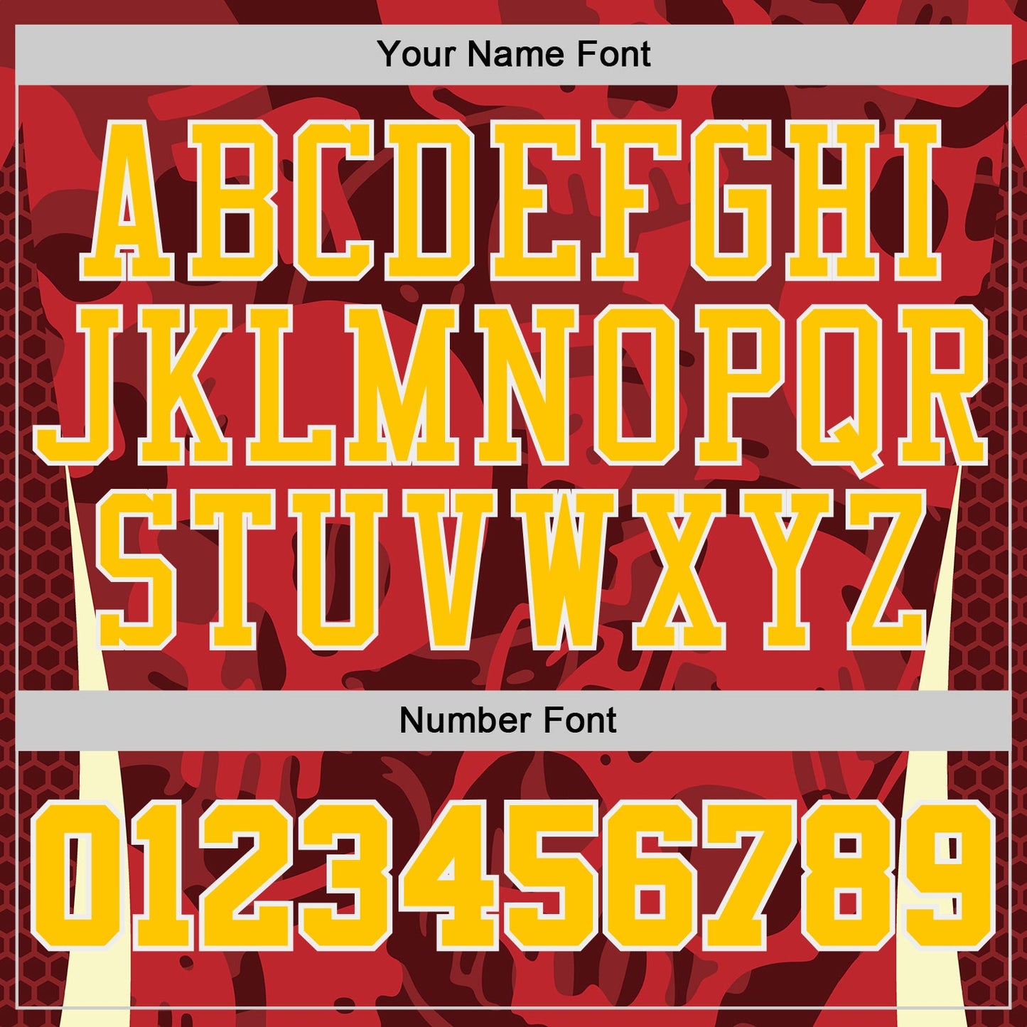 Custom Red Yellow-White Gothic Skulls Round Neck Sublimation Basketball Uniform Jersey view 4