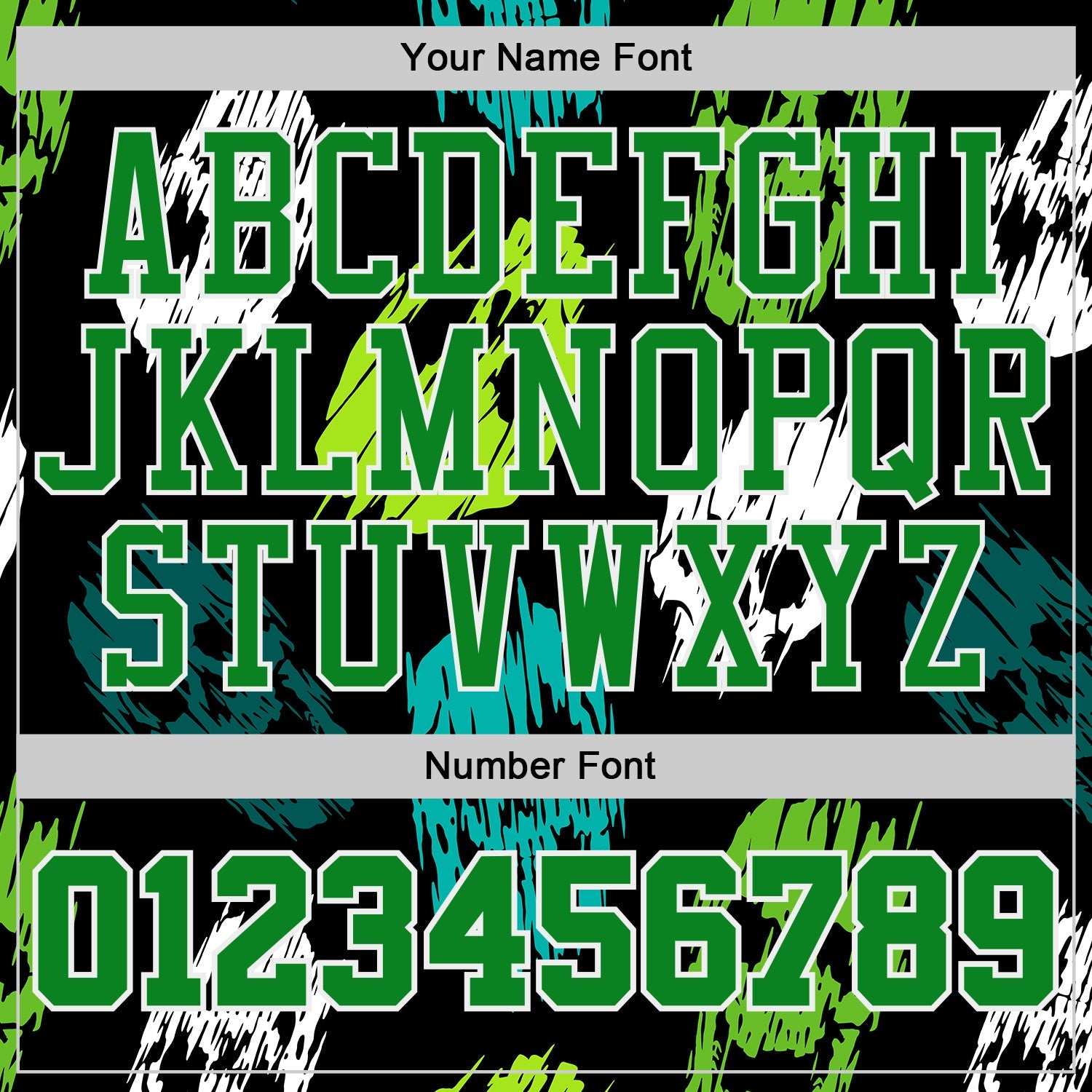 Custom Black Grass Green-White Glitch Skulls Round Neck Sublimation Basketball Uniform Jersey view 4