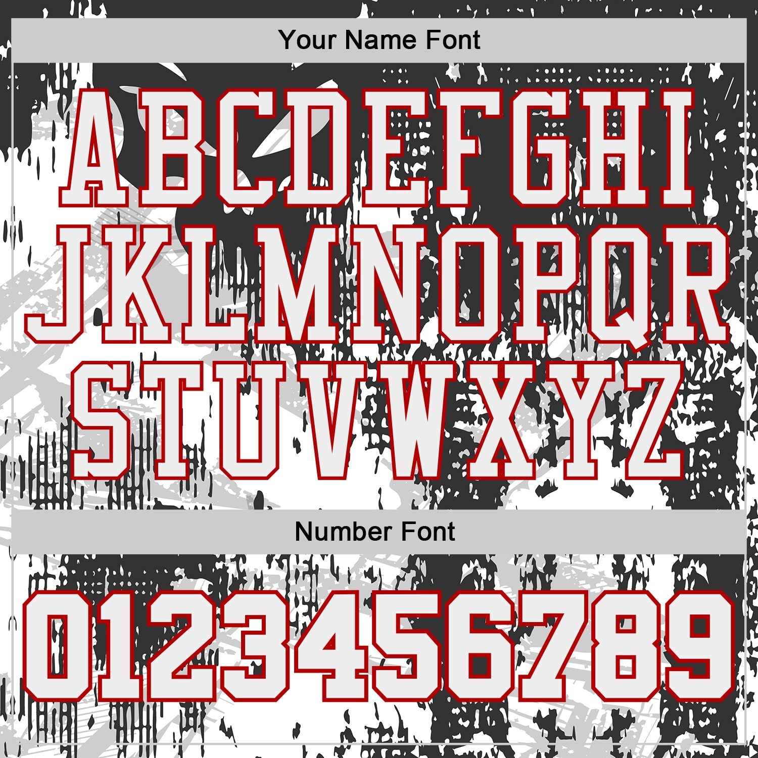 Custom Black White-Red Gothic Grunge Skeleton Round Neck Sublimation Basketball Uniform Jersey view 4