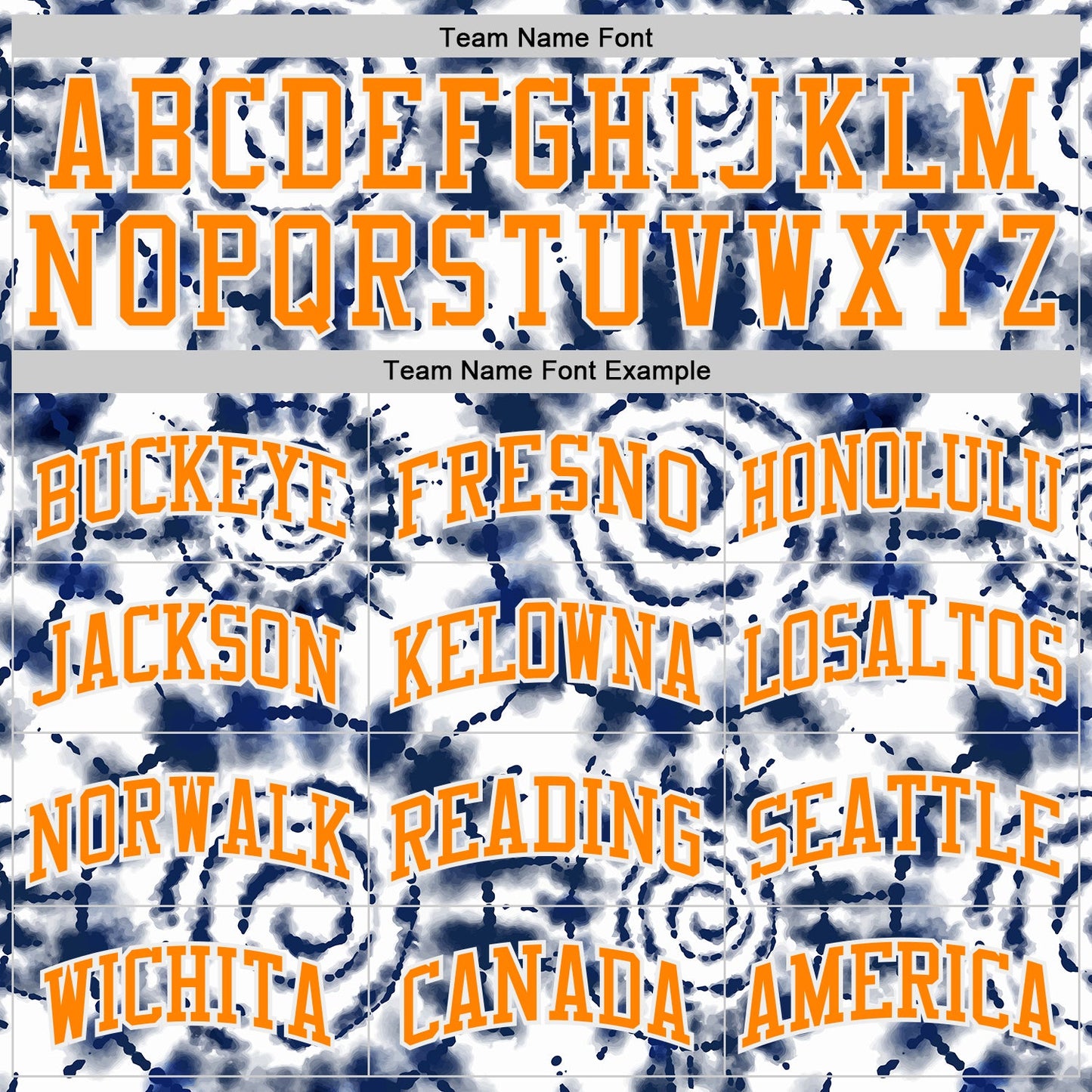 Custom Tie Dye Bay Orange-White Swirl Round Neck Sublimation Basketball Uniform Jersey view 3