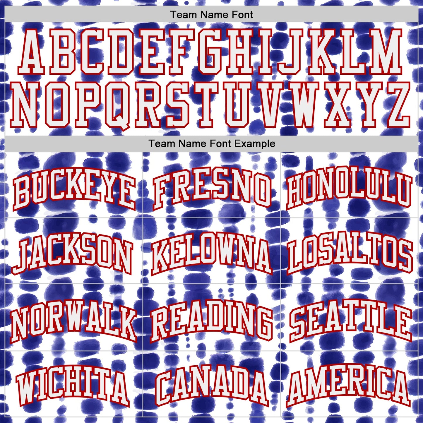 Custom Tie Dye White Red-Blue Stripe Round Neck Sublimation Basketball Uniform Jersey view 3