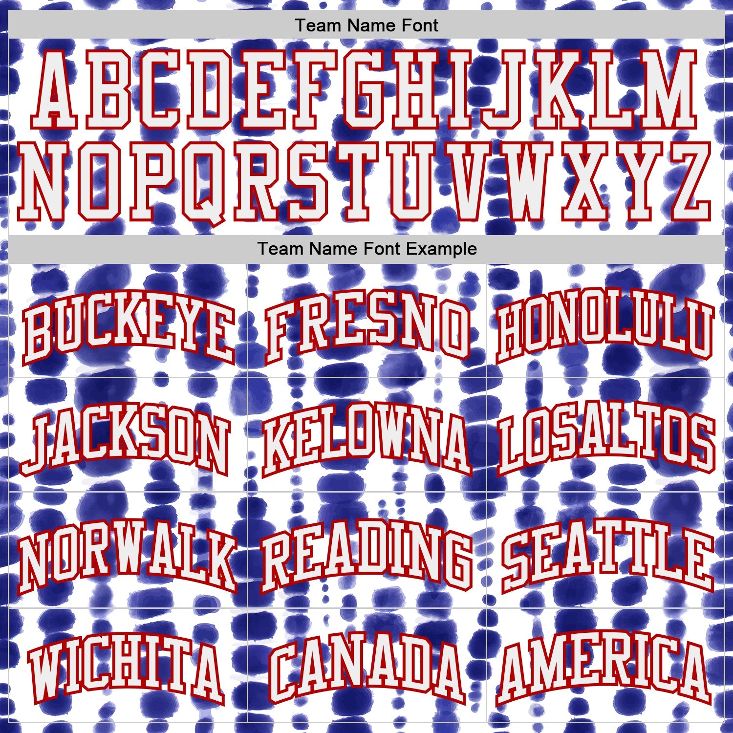 Custom Tie Dye White Red-Blue Stripe Round Neck Sublimation Basketball Uniform Jersey view 3