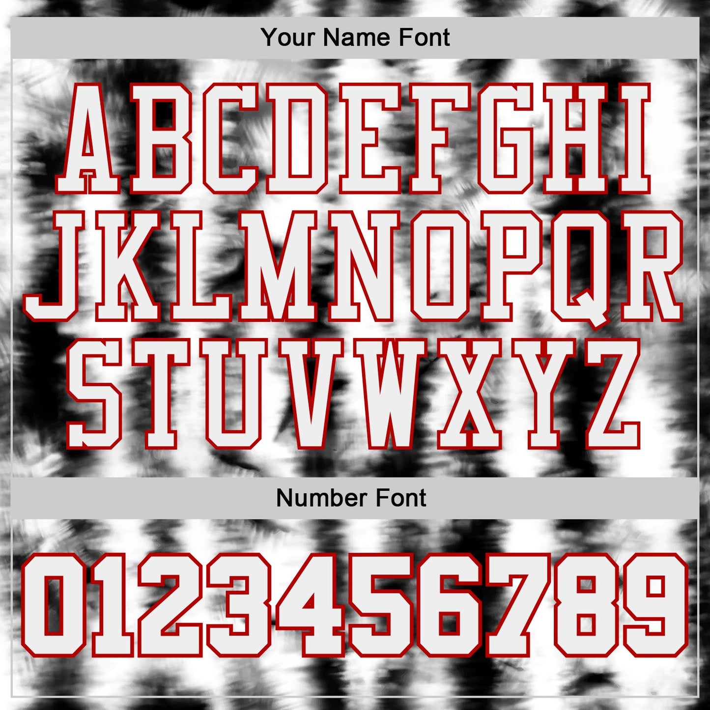 Custom Tie Dye White-Red Stripe Round Neck Sublimation Basketball Uniform Jersey view 4