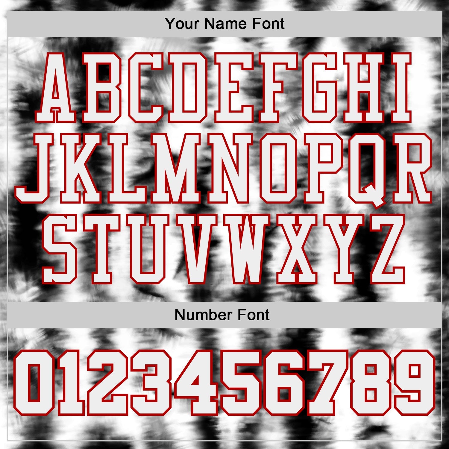 Custom Tie Dye White-Red Stripe Round Neck Sublimation Basketball Uniform Jersey view 4