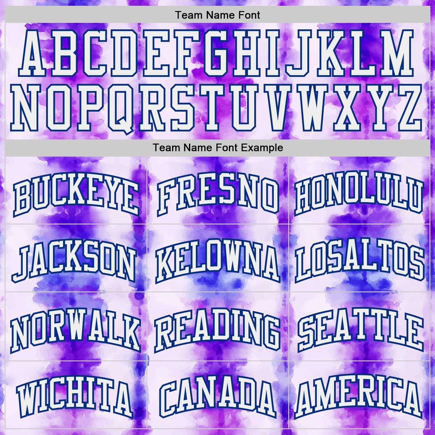 Custom Tie Dye White-Royal Stripe Round Neck Sublimation Basketball Uniform Jersey view 3