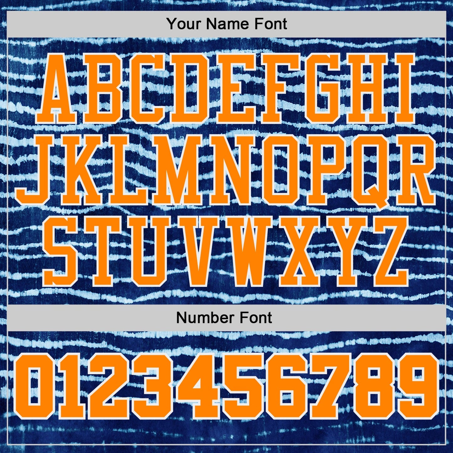 Custom Tie Dye Bay Orange-White Stripe Round Neck Sublimation Basketball Uniform Jersey view 4