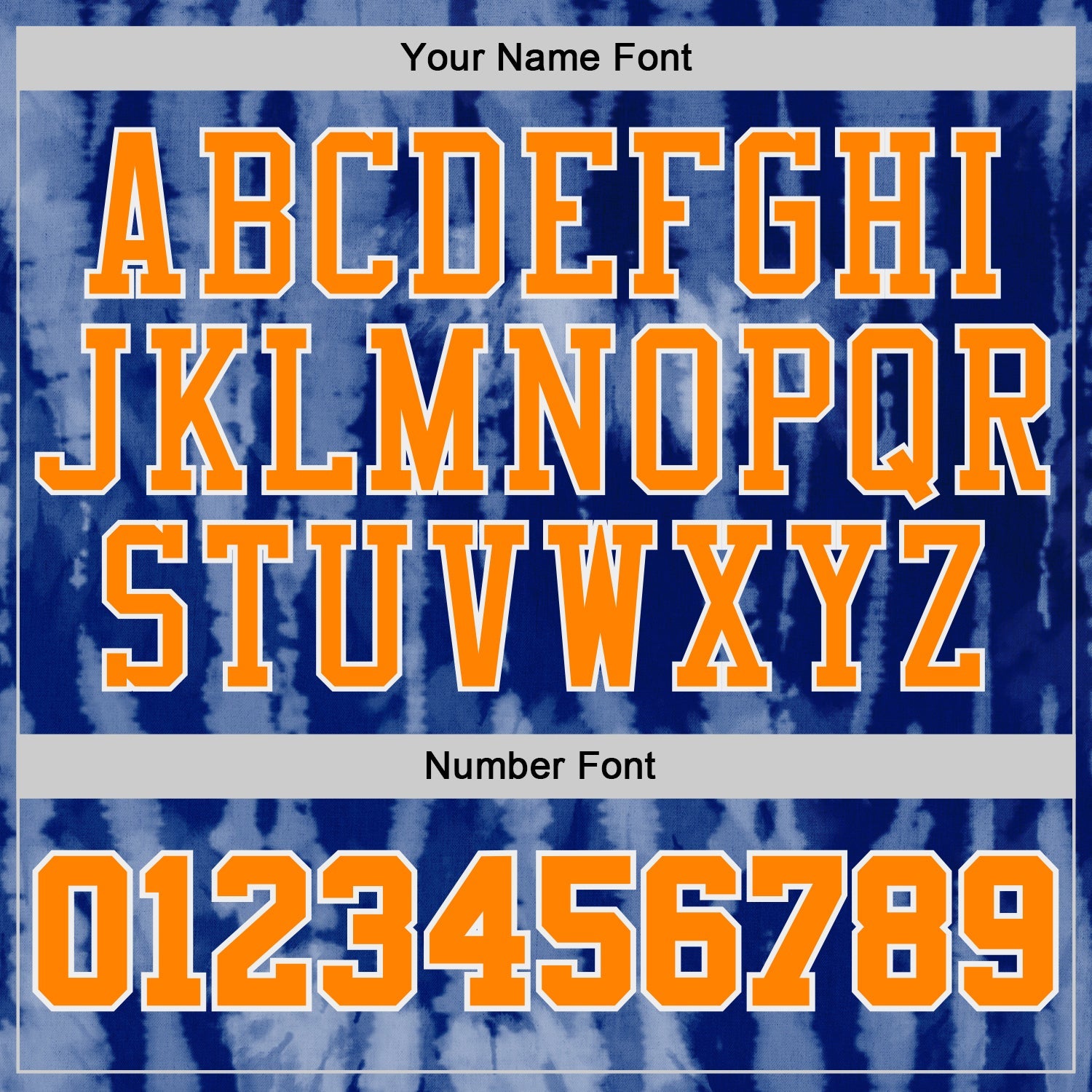Custom Tie Dye Bay Orange-White Stripe Round Neck Sublimation Basketball Uniform Jersey view 4