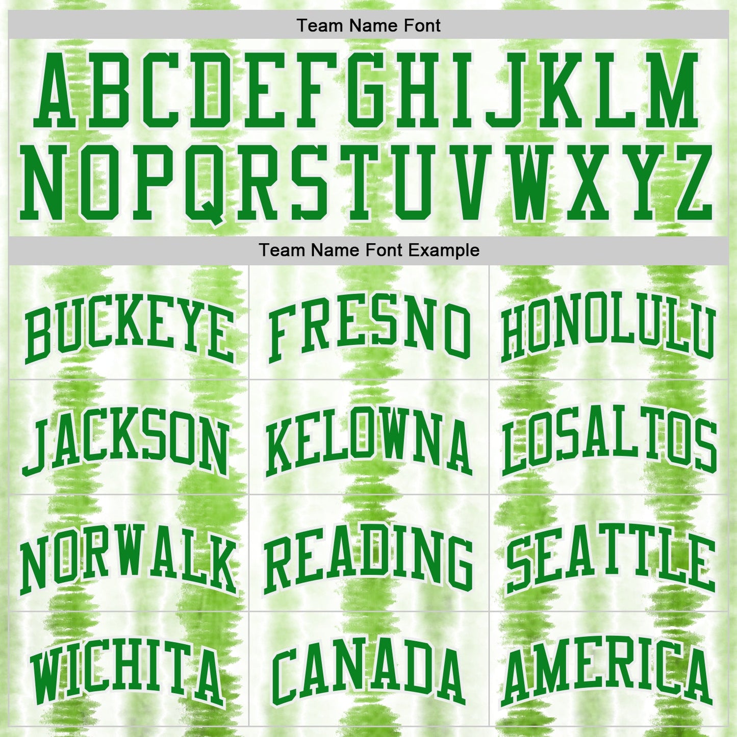 Custom Tie Dye Grass Green-White Stripe Round Neck Sublimation Basketball Uniform Jersey view 3