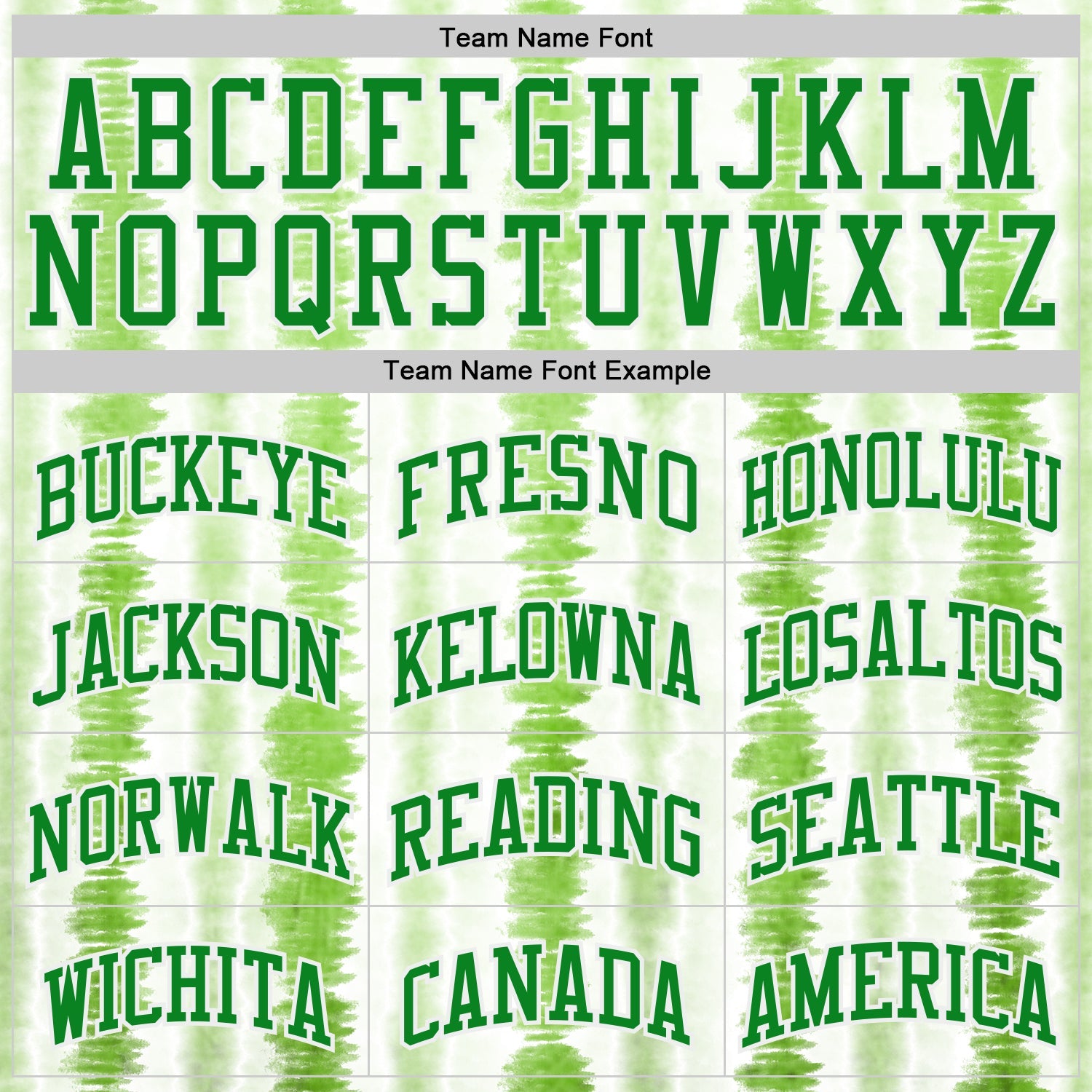 Custom Tie Dye Grass Green-White Stripe Round Neck Sublimation Basketball Uniform Jersey view 3