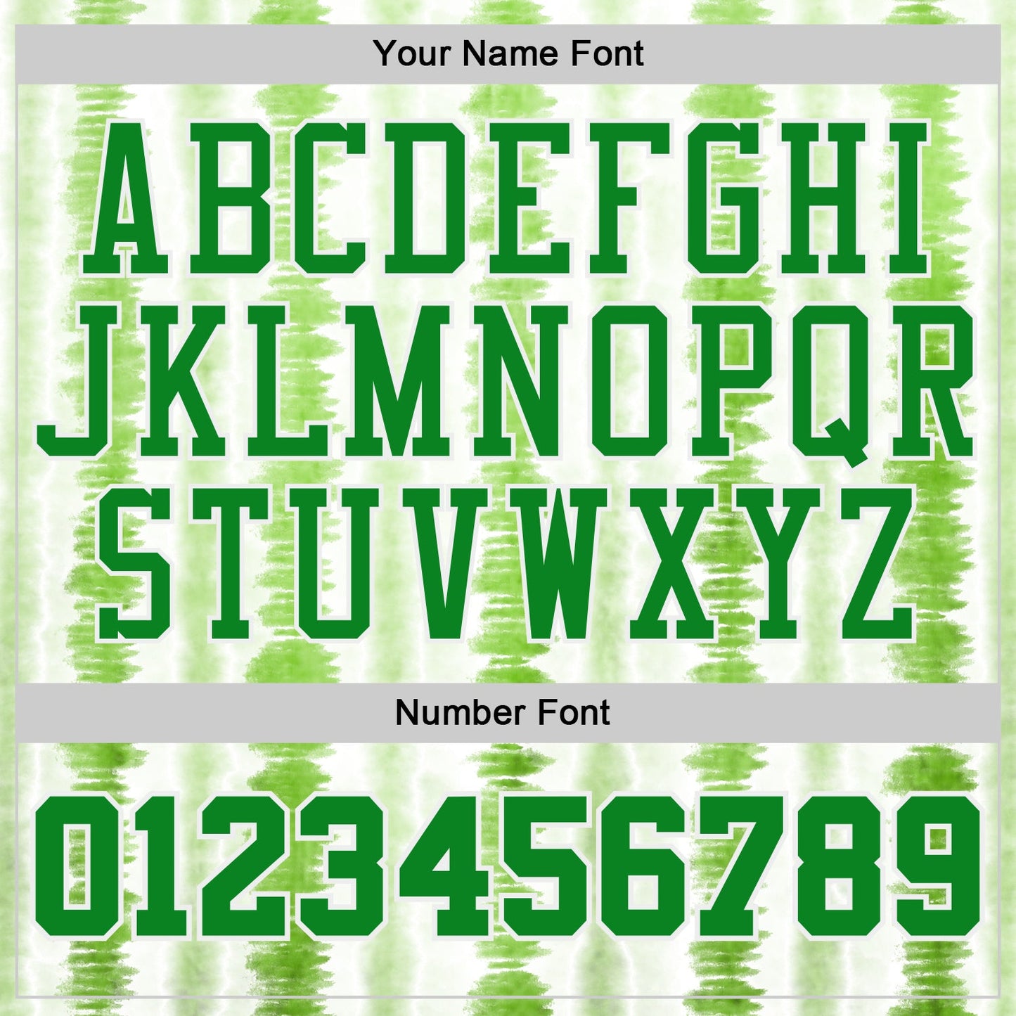 Custom Tie Dye Grass Green-White Stripe Round Neck Sublimation Basketball Uniform Jersey view 4