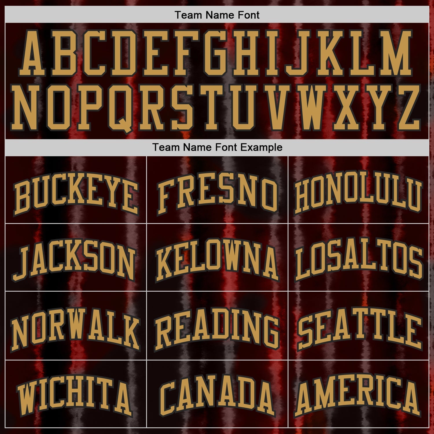 Custom Tie Dye Old Gold-Black Stripe Round Neck Sublimation Basketball Uniform Jersey view 3