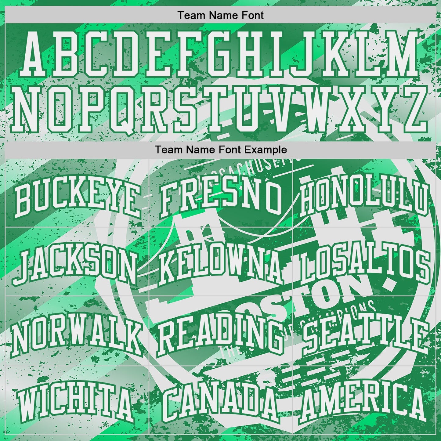 Custom Green-White Boston Victory City Round Neck Sublimation Basketball Uniform Jersey view 3