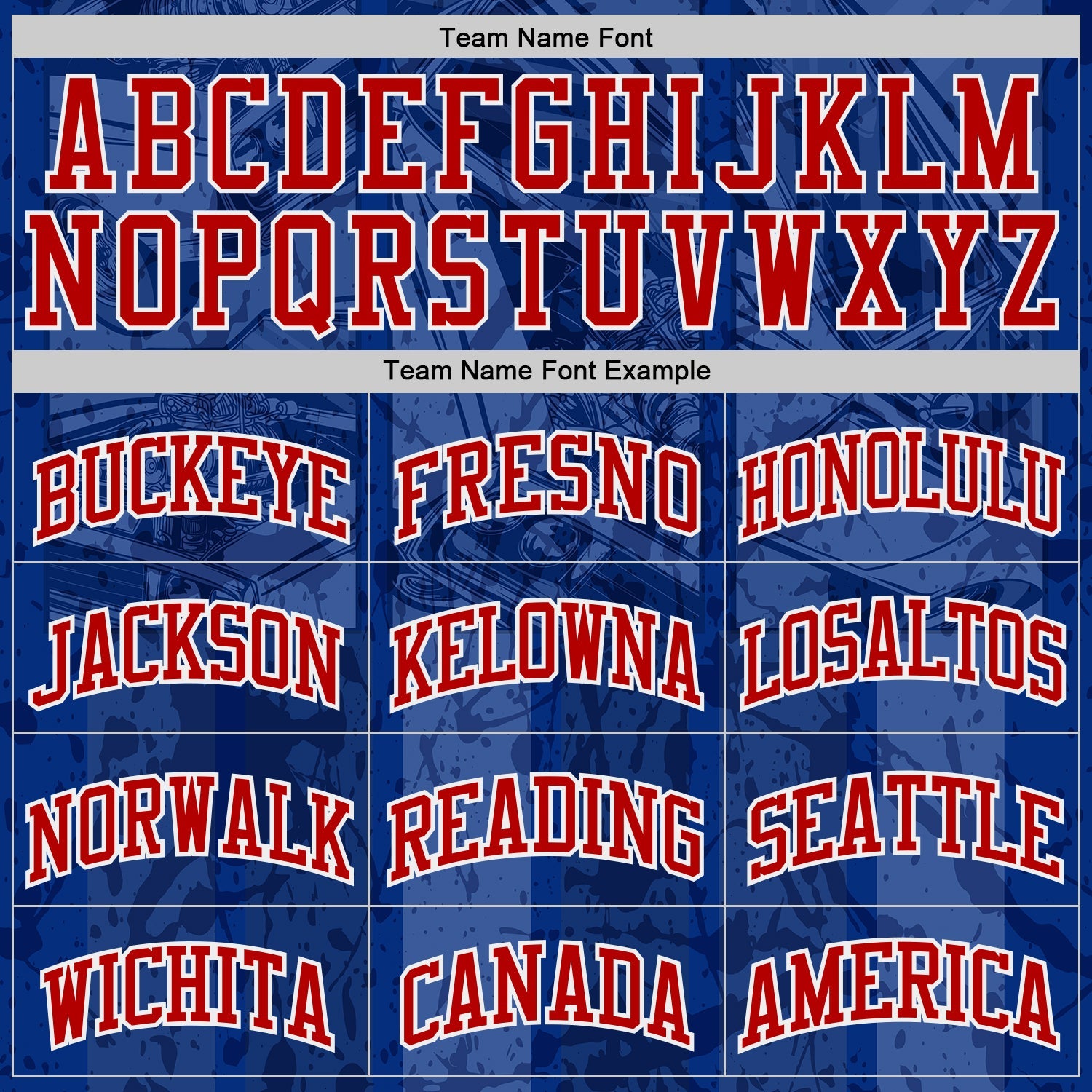 Custom Royal Red-White Detroit Street Racing Car Round Neck Sublimation Basketball Uniform Jersey view 3