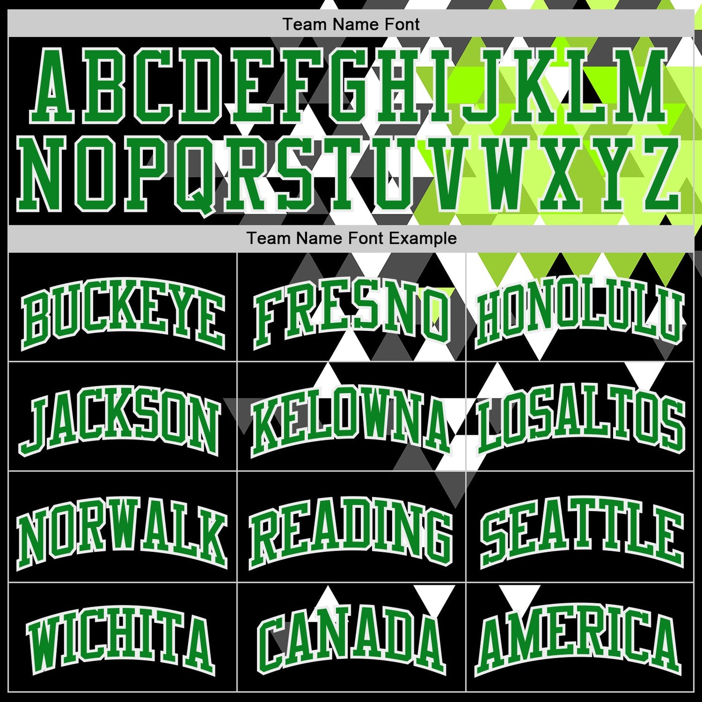 Custom Black Grass Green-White Diamond Shapes Geometric Round Neck Sublimation Basketball Uniform Jersey view 3