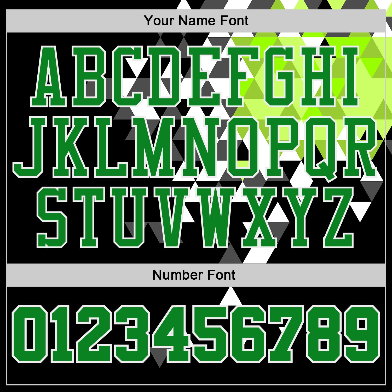 Custom Black Grass Green-White Diamond Shapes Geometric Round Neck Sublimation Basketball Uniform Jersey view 4