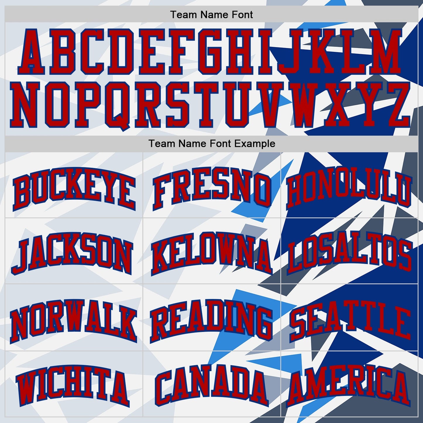 Custom White Red-Royal Triangle Shapes Gradient Round Neck Sublimation Basketball Uniform Jersey view 3