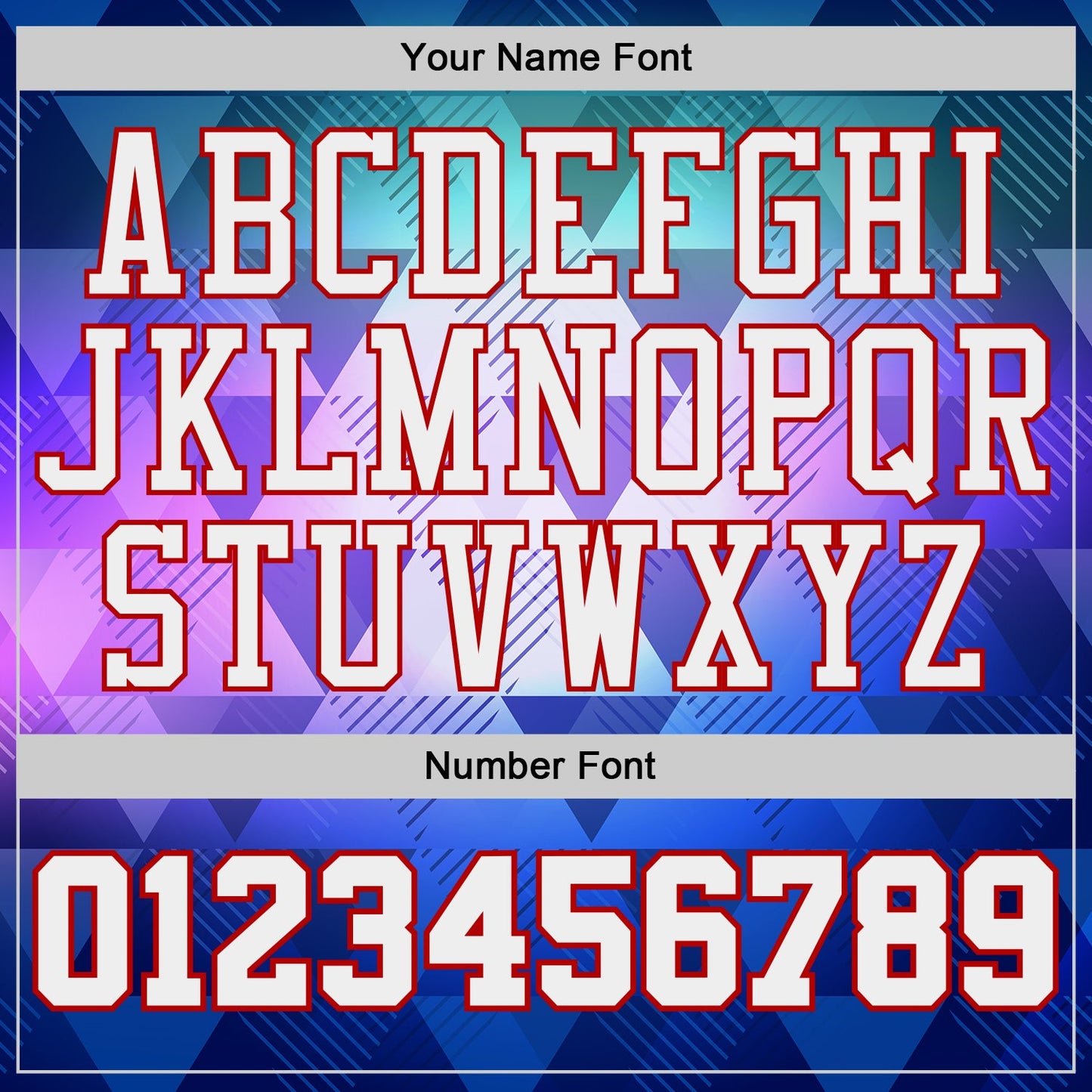 Custom Purple White Red-Royal Diamond Shapes Geometric Gradient Round Neck Sublimation Basketball Uniform Jersey view 4