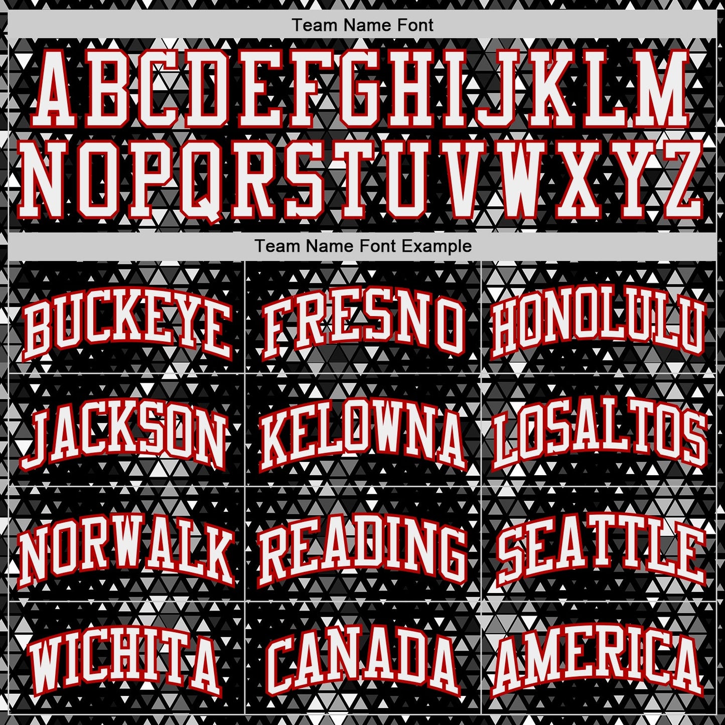 Custom Black White-Red Diamond Shapes Geometric Round Neck Sublimation Basketball Uniform Jersey view 3