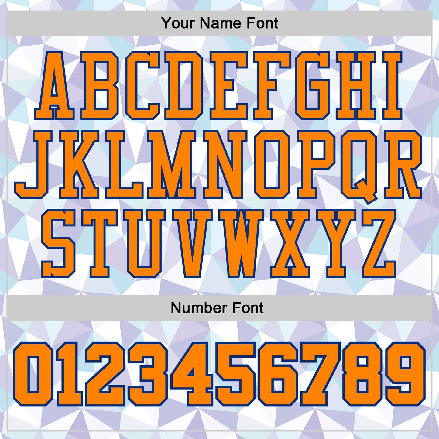 Custom White Bay Orange-Royal Diamond Shapes Geometric Round Neck Sublimation Basketball Uniform Jersey view 4