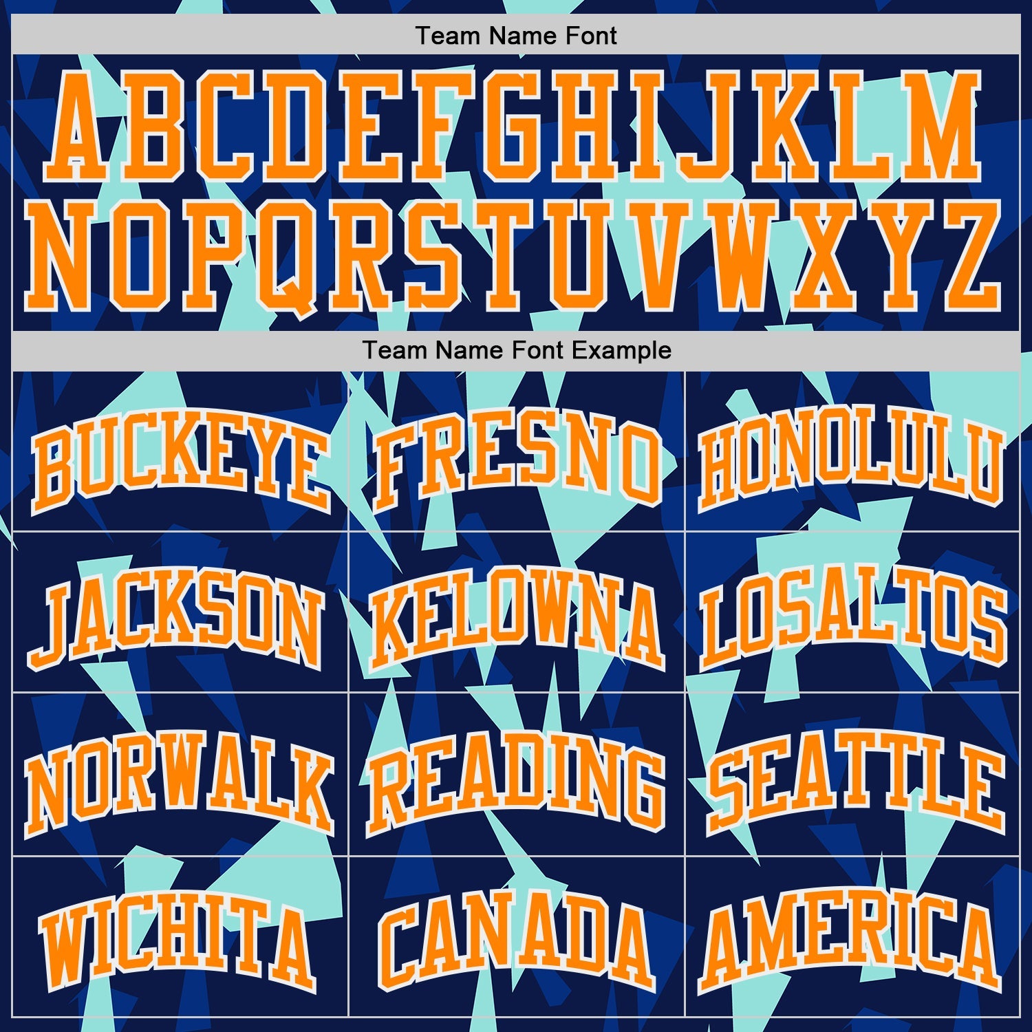 Custom Blue Bay Orange-White Triangle Shattered Geometric Round Neck Sublimation Basketball Uniform Jersey view 3