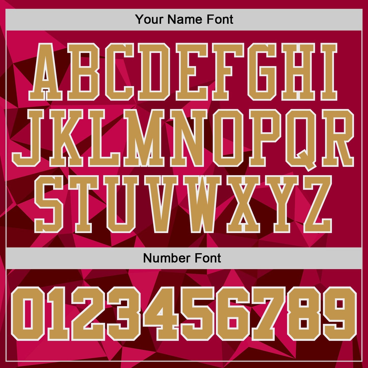 Custom Red Old Gold-White Diamond Shapes Geometric Round Neck Sublimation Basketball Uniform Jersey view 4
