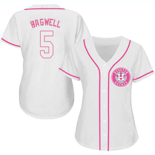 Baseball Jersey Houston Astros Jeff Bagwell White Fashion Stitched Jerseys - Main View