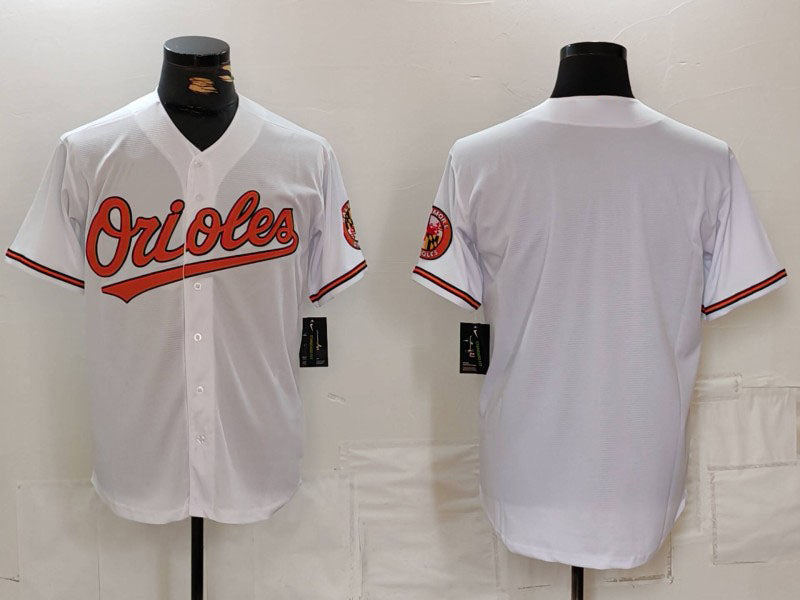 Baltimore Orioles Big Logo White 2024 Home Limited Cool Base Stitched Baseball Jersey - Main View