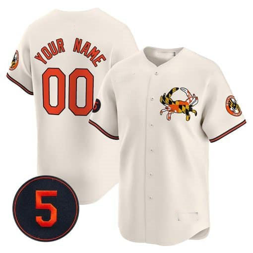 Custom Baltimore Orioles Robinson Patch Vapor Premier Limited V2- All Stitched Baseball Jersey