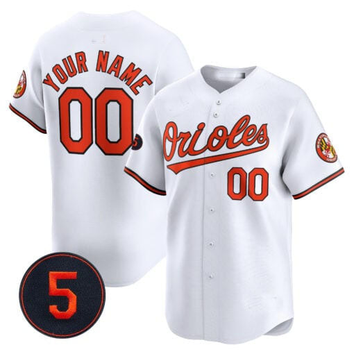 Custom Baltimore Orioles Robinson Patch Vapor Premier Limited – All Stitched Baseball Jersey view 5