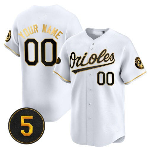 Custom Baltimore Orioles Robinson Patch Vapor Premier Limited – All Stitched Baseball Jersey view 4