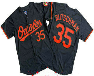 Baltimore Orioles #35 Adley Rutschman Black Limited Baseball Jerseys - Main View