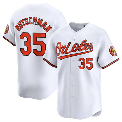 Baltimore Orioles #35 Adley Rutschman White 2024 Home Limited Stitched Baseball Jersey - Main View